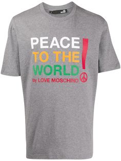 Love Moschino футболка с логотипом