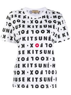 Maison Kitsuné футболка с логотипом