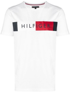 Tommy Hilfiger футболка в стиле колор-блок с флагом