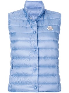 Moncler стеганый жилет с логотипом