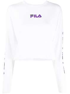 Fila укороченный топ с логотипом