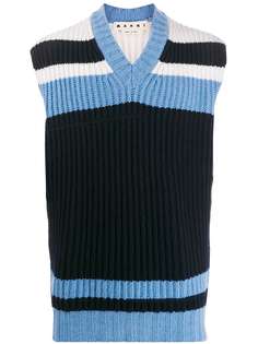 Marni свитер без рукавов с V-образным вырезом