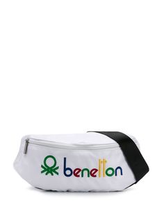 Benetton поясная сумка с вышитым логотипом