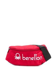 Benetton поясная сумка с вышитым логотипом