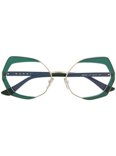 Marni Eyewear очки в оправе кошачий глаз