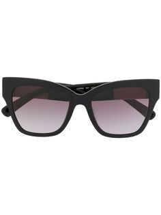 Longchamp солнцезащитные очки в массивной оправе