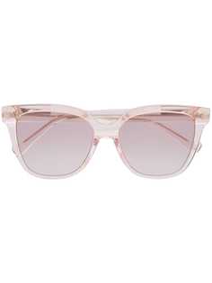 Longchamp солнцезащитные очки в прозрачной оправе
