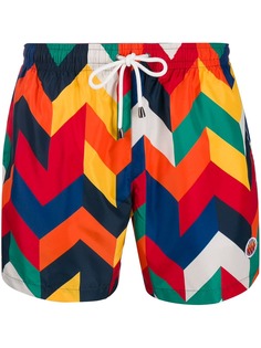 Missoni плавки-шорты с узором шеврон