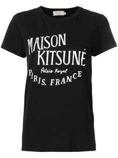 Maison Kitsuné футболка с логотипом