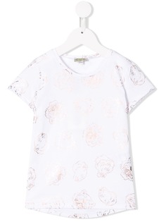 Kenzo Kids футболка с принтом тигра и логотипом