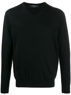 N.Peal 007 Fine Gauge V Neck Sweater