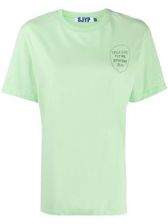 SJYP футболка Summer Dino с принтом