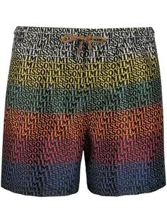 Missoni плавки-шорты в стиле колор-блок