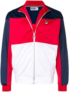 Fila куртка на молнии дизайна колор-блок
