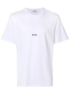 MSGM классическая футболка с логотипом