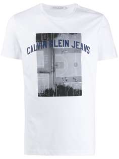Calvin Klein Jeans футболка кроя слим с принтом