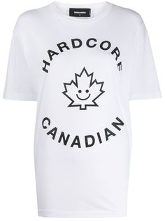 Dsquared2 футболка с принтом Hardcore Canadian