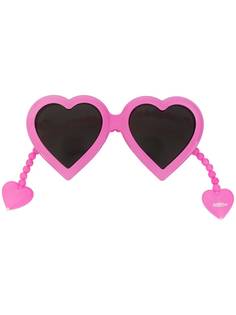 Linda Farrow солнцезащитные очки с оправой в форме сердца