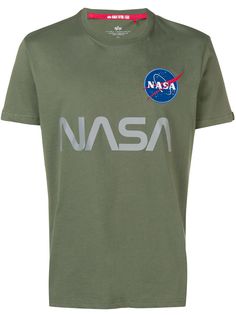 Alpha Industries футболка с нашивкой NASA
