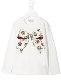 Monnalisa футболка с принтом