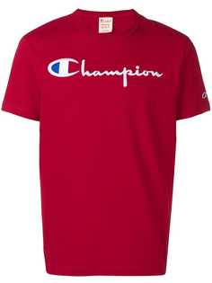 Champion футболка с нашивкой-логотипом