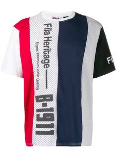 Fila футболка в полоску с логотипом