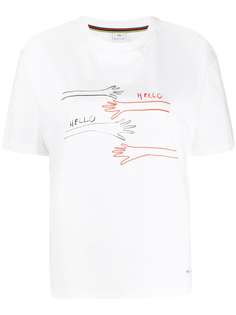 PS Paul Smith футболка с принтом Hello