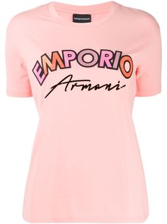 Ea7 Emporio Armani футболка кроя слим с логотипом