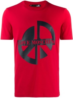 Love Moschino футболка с логотипом