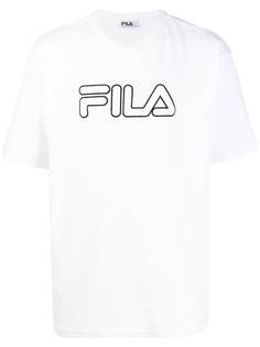 Fila футболка с вышитым логотипом