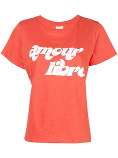 Cinq A Sept футболка Amour Libre с принтом