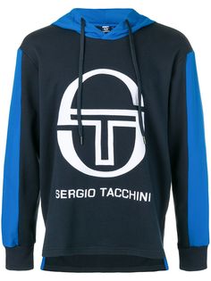 Sergio Tacchini толстовка с капюшоном и логотипом