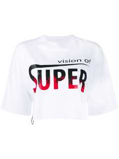 Vision Of Super укороченная футболка с логотипом