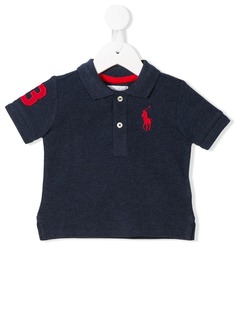 Ralph Lauren Kids рубашка-поло с вышитым логотипом