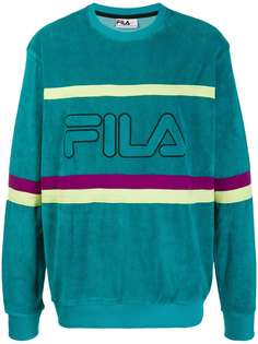 Fila фактурная толстовка с вышитым логотипом