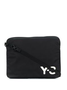 Y-3 твиловый клатч с логотипом