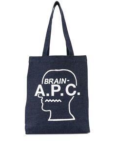 A.P.C. сумка-тоут Brain Dead