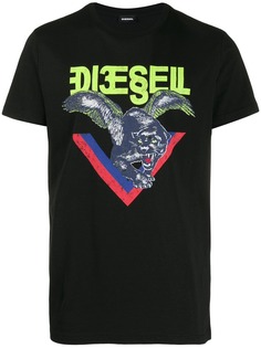 Diesel футболка с принтом