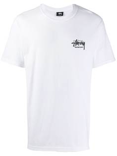 Stussy футболка с цветочным принтом