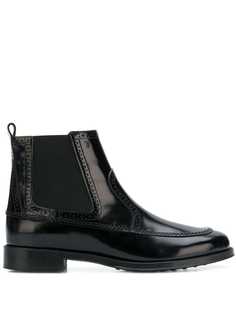 Tods perforated trimmed ankle boots Tod`S