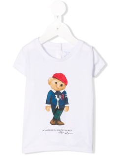 Ralph Lauren Kids футболка с принтом Bear