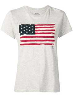 Polo Ralph Lauren футболка с нашивкой флага в винтажном стиле