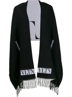 Valentino жаккардовый шарф с логотипом