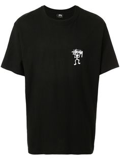 Stussy футболка с принтом Warrior Man