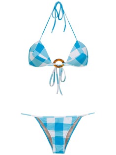 Adriana Degreas checked bikini set