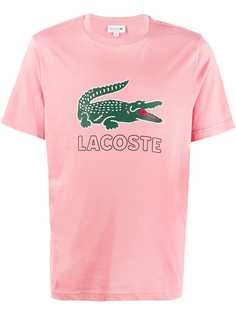 Lacoste футболка с принтом