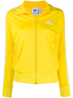 adidas куртка на молнии с вышитым логотипом