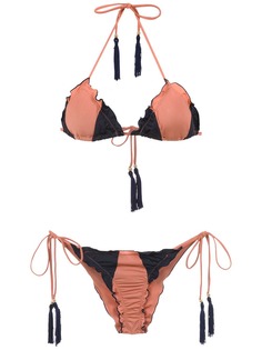 Brigitte triangle top bikini set