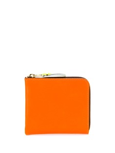 Comme Des Garçons Wallet кошелек Super Fluo с круговой молнией