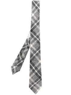 Thom Browne твидовый галстук в клетку тартан